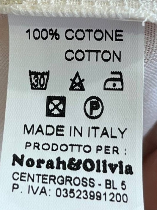 Итальянская одежда, бренд Norah&Olivia, арт. 74114836